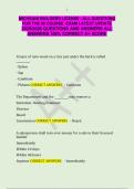 Michigan Builders License 60-Hour Course Exam Questions and Answers Complete Study Guide A&plus;