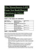 Elite Massachusetts LADC Exam Test Bank 2026&sol;2027 &vert; Clinical Mastery Q&A &lpar;ASAM 4th Ed&comma; 42 CFR Part 2&comma; IC&RC&rpar;