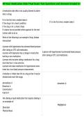 40 Hour Medication Aide Final Exam Test Questions and Answers Graded A&plus;