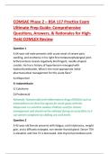 COMSAE Phase 2 &ndash; BSA 117 Practice Exam &NewLine;Ultimate Prep Guide&colon; Comprehensive &NewLine;Questions&comma; Answers&comma; & Rationales for High&NewLine;Yield COMLEX Review
