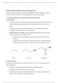Grade 12 Physical Sciences Chemistry Term 2 Revision Guide &vert; CAPS Aligned Summary & Exam Practice Problems