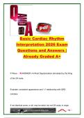 Basic Cardiac Rhythm Interpretation 2026 &ndash; 70 Questions & Answers &vert; ECG Interpretation&comma; Arrhythmias&comma; AV Blocks&comma; Electrolyte Imbalances & Antiarrhythmic Drugs &vert; Nursing & Cardiac Monitoring