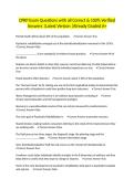 CPRP Exam Questions with all Correct & 100&percnt; Verified Answers &vert;Latest Version &vert;Already Graded A&plus;