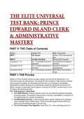 2026&sol;2027 The Elite Universal Test Bank&colon; Prince Edward Island &lpar;PEI&rpar; Clerk & Administrative Law Mastery &vert; MCQ Gauntlet
