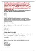 Illinois Security Contractor Licensing Exam Practice Questions and Answers Updated 2026 &vert; Complete Private Security Contractor Study Guide with Verified Questions&comma; Detailed Rationales&comma; Illinois Security Regulations&comma; Alarm Systems&comma; CCTV & Surveillance&comma; Acc