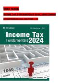 Test Bank for Income Tax Fundamentals 2024&comma; 42nd Edition by Whittenburg&NewLine;