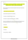 HESI Pediatrics Actual Exam &lpar;2025&sol;2026&rpar; &vert; Questions with Correct&NewLine;Detailed Answers &vert; 100&percnt; Verified &vert; Guaranteed Pass