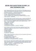 EEOB 2520 QUESTIONS EXAMS 1-6 AND ANSWERS 2026