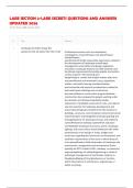 LARE SECTION 2-LARE SECRETS QUESTIONS AND ANSWERS &NewLine;UPDATED 2026 