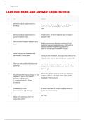 LARE QUESTIONS AND ANSWERS UPDATED 2026 &NewLine;