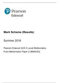 Test Bank for Pearson Edexcel GCE A Level Mathematics Pure Mathematics Paper 2 &lpar;9MA0&sol;02&rpar;