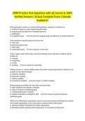 CPRP Practice Test Questions with all Correct & 100&percnt; Verified Answers &vert;Actual Complete Exam &vert;Already Graded A&plus;