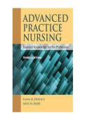 Test Bank &ndash; Advanced Practice Nursing&colon; Essential Knowledge for the Profession 3rd Edition &lpar;Denisco&rpar; &vert; Verified Questions & Answers &vert; All Chapters &vert; A&plus; Graded&NewLine;
