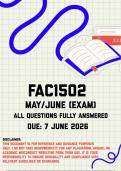 FAC1502 May&sol;June &lpar;Exam&rpar; Memo &vert; Due 7 June 2026