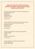 QMHP STUDY GUIDE WITH COMPLETE REAL EXAM &NewLine;QUESTIONS AND CORRECT VERIFIED ANSWERS&sol; ALREADY &NewLine;GRADED A&plus; &lpar;MOST RECENT&excl;&excl;&rpar;