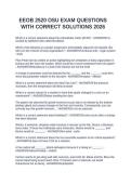 EEOB 2520 HUMAN PHYSIOLOGY MIDTERM OSU &lpar;EXAMS BUNDLE&rpar; QUESTIONS AND ANSWERS