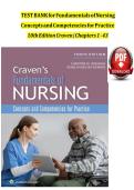CONCEPT OF NURSING FUNDAMENTALS 9EDITION BY CRAVEN 2026 UPLOAD