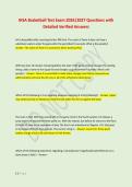 IHSA Basketball Test Exam 2026&vert;2027 Questions with &NewLine;Detailed Verified Answers  