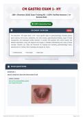 CM Gastro Exam 1- HY 100&plus; &lpar;Premium 2026&rpar; Exam Training Kit   100&percnt; Verified Answers   A&plus; Success Rate
