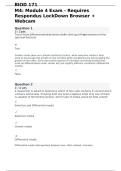 BIOD 171 Essential Microbiology Portage Learning Module 4 Exam Questions and Answers&period;