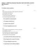 Chapter 4 &ndash; NCCER Heavy Equipment Operations Study Guide &lpar;Safety&comma; Controls & Basic Operation&rpar;