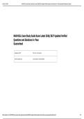 NAB RCAL Exam Study Guide Latest 2026&sol;2027 Updated Verified Questions and Solutions &vert; Residential Care&sol;Assisted Living &lpar;RCAL&rpar; Certification Exam Prep &vert; A&plus; Rated