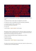 CCTN NEWEST 2026&sol;2027 ACTUAL&NewLine;EXAM TEST BANK&vert; COMPLETE REAL&NewLine;EXAM QUESTIONS AND CORRECT&NewLine;DETAILED ANSWERS &lpar;VERIFIED&NewLine;ANSWERS&rpar; ALREADY GRADED A&plus;&vert;&NewLine;NATCO CCTC EXAM REVIEW &lpar;BRAND&NewLine;NEW&excl;&excl;&rpar;