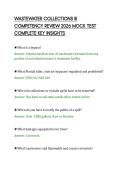 WASTEWATER COLLECTIONS III&NewLine;COMPETENCY REVIEW 2026 MOCK TEST&NewLine;COMPLETE KEY INSIGHTS