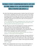WEBCE TEST COMPREHENSIVE STUDY&NewLine;GUIDE 2026 FULL QUESTIONS AND&NewLine;SOLUTIONS GRADED A&plus;&NewLine;