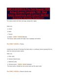 AMCA EKG&sol;ECG Pre-Test Newest 2026&NewLine;Actual Exam&vert; Complete 100&plus; Real&NewLine;Exam Questions and Correct Verified&NewLine;Answers&sol; Already Graded A&plus;