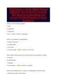 EKG Practice Test B AMCA Newest&NewLine;2026&sol;2027 Actual Exam&vert; Complete&NewLine;100&plus; Real Exam Questions and&NewLine;Correct Verified Answers&sol; Already&NewLine;Graded A&plus;