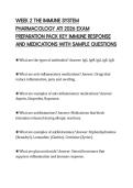 WEEK 2 THE IMMUNE SYSTEM&NewLine;PHARMACOLOGY ATI 2026 EXAM&NewLine;PREPARATION PACK KEY IMMUNE RESPONSE&NewLine;AND MEDICATIONS WITH SAMPLE QUESTIONS&NewLine;