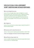 WGU ELO1 EXAM 5 2026 ASSESSMENT&NewLine;SCRIPT QUESTION BANK DETAILED RESPONSES