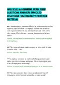 WGU C202 ASSESSMENT EXAM PREP&NewLine;QUESTIONS ANSWERS BUNDLED&NewLine;SOLUTIONS HIGH QUALITY PRACTICE&NewLine;MATERIAL