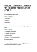 WGU C202 COMPREHENSIVE EXAMINATION&NewLine;TEST 2026 SOLVED QUESTIONS ANSWERS&NewLine;GRADED A&plus;