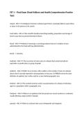 FST 1 &ndash; Final Exam &lpar;Food Folklore and Health Comprehensive Practice Test&rpar;