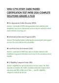 WGU C795 STUDY GUIDE PASSED&NewLine;CERTIFICATION TEST PAPER 2026 COMPLETE&NewLine;SOLUTIONS GRADED A PLUS&NewLine;