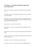 FST 1 Midterm 1 &ndash; Food Folklore and Health &lpar;Foundations Exam Review & Study Guide&rpar;