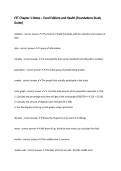 FST Chapter 1 Notes &ndash; Food Folklore and Health &lpar;Foundations Study Guide&rpar;