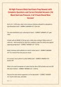 NJ High Pressure Black Seal Exam Prep Newest with &NewLine;Complete Questions and Correct Detailed Answers &vert;NJ &NewLine;Black Seal Low Pressure&comma; 3 of 3 Exam Brand New &NewLine;Version&excl;