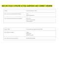 NUR 245 EXAM 2 UPDATED ACTUAL QUESTIONS AND CORRECT ANSWERS