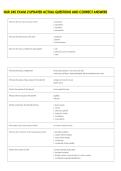 NUR 245 EXAM 2 UPDATED ACTUAL QUESTIONS AND CORRECT ANSWERS 