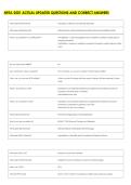 NFEA 2501 ACTUAL UPDATED QUESTIONS AND CORRECT ANSWERS 