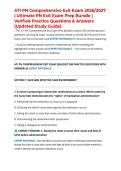 ATI PN Comprehensive Exit Exam 2026&sol;2027 &vert; Ultimate PN Exit Exam Prep Bundle &vert; Verified Practice Questions & Answers &lpar;Updated Study Guide&rpar;