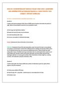 BIOD 331 PATHOPHYSIOLOGY MODULE 8 EXAM 2026&ndash;2027&vert;&vert;qUESTIOnS&NewLine;AnD AnSwErS wITH rATIOnALES&sol;GrADED A&plus;&sol;2026 UPDATE&sol;100&percnt;&NewLine;cOrrEcT &sol;InSTAnT DOwnLOAD 