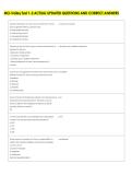 MO-Valley Test 1-2 ACTUAL UPDATED QUESTIONS AND CORRECT ANSWERS