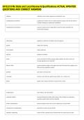 GV ELO 8 Mo State and Local Review & Qualifications ACTUAL UPDATED &NewLine;QUESTIONS AND CORRECT ANSWERS 