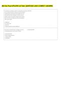 MN 566 Final UPDATED ACTUAL QUESTIONS AND CORRECT ANSWERS