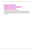 Oefententamen Experimentele Onderzoeksmethoden &vert; Tilburg University &vert; 2025&sol;26
