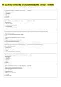 MN 566 Midterm UPDATED ACTUAL QUESTIONS AND CORRECT ANSWERS